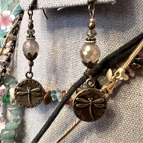 DRAGONFLY EARRINGS - Picture 1 of 3